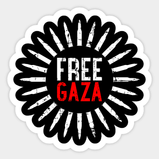 Free Gaza Stop For Killing Palestinian - Stop This Terror Sticker